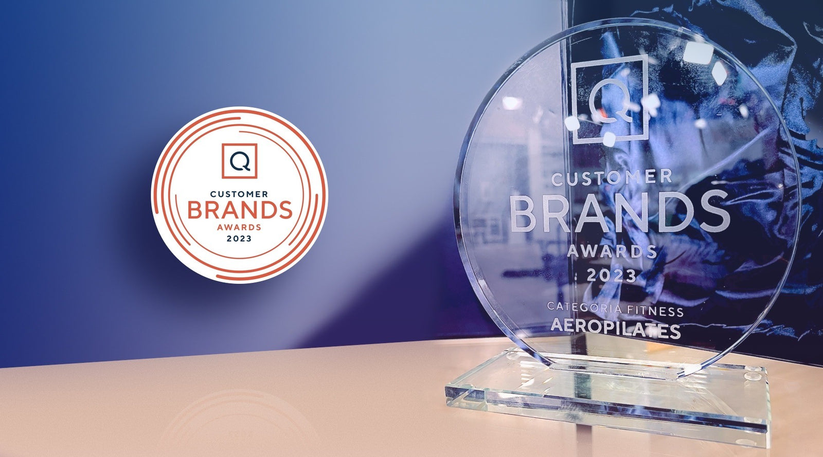 QVC Cutomer Brand award Winner for AeroPilates in Fitness