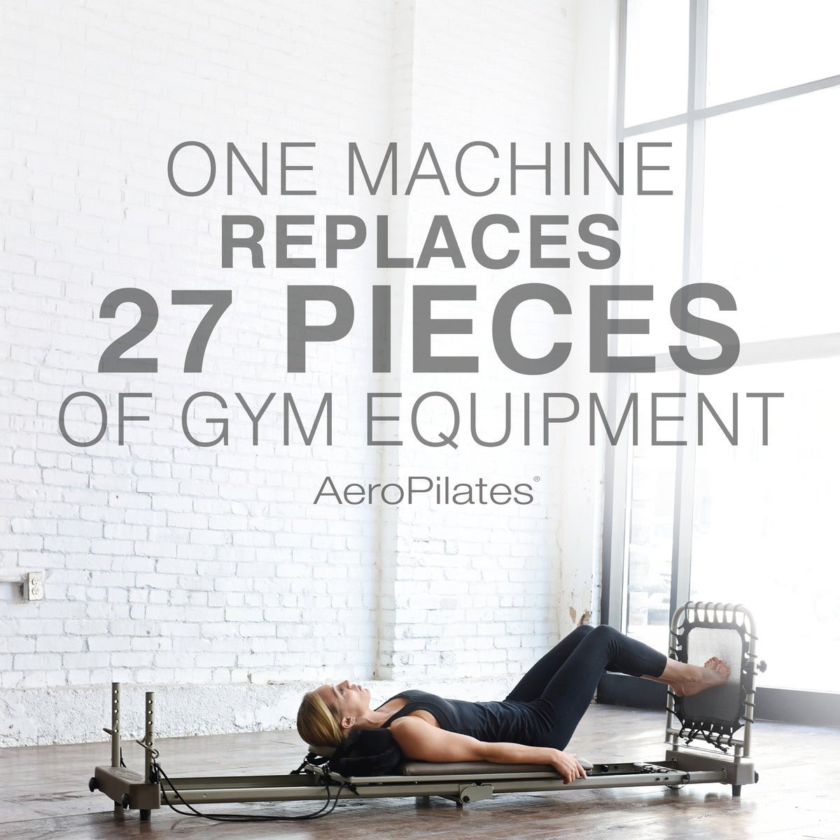 AeroPilates Reformer 435 Plus with Flared Foot Bar - New 2025 model - AeroPilates