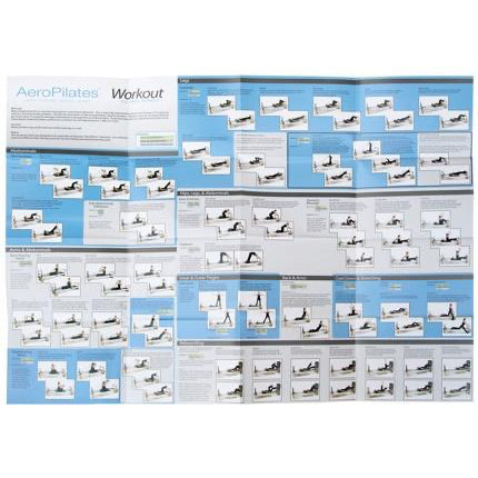 Workout Chart for AeroPilates reformers - Main Image